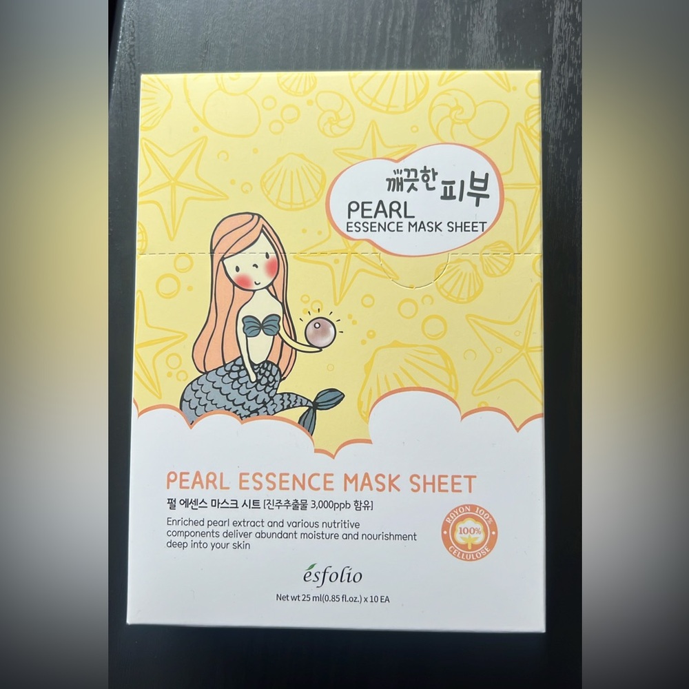 Esfolio Pearl Essence Mask Sheet box of 10 mask - Picture 3 of 5